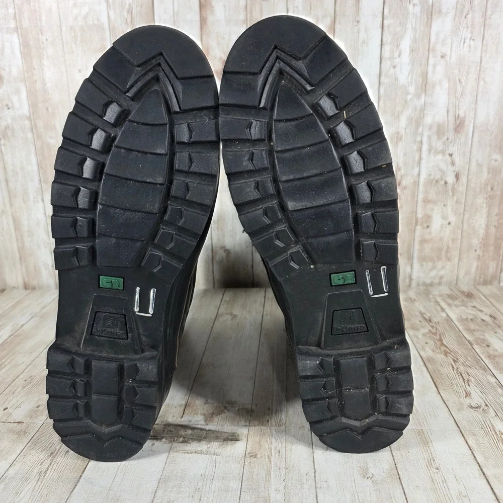 LaCrosse Womens Brown Suede Black Rubber‎ Fur Lined Winter Snow Boots Size 8